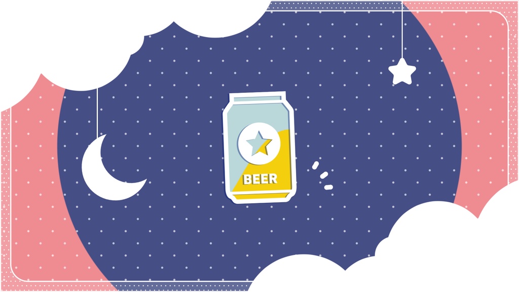 【無料/4カラー】ビール/飲酒シーンチェンジ【配信素材】