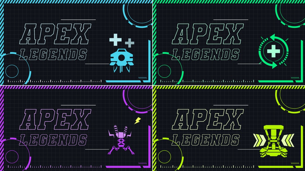 【無料/4カラー】APEX/シーンチェンジ【配信素材】