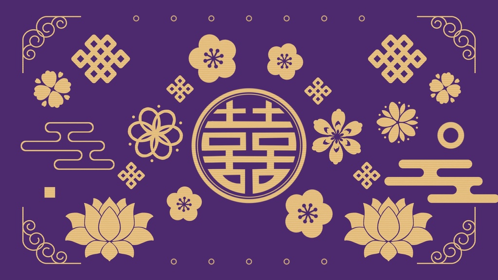 【無料/4カラー】中華風/シーンチェンジ【配信素材】