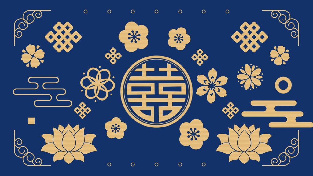 【無料/4カラー】中華風/シーンチェンジ【配信素材】