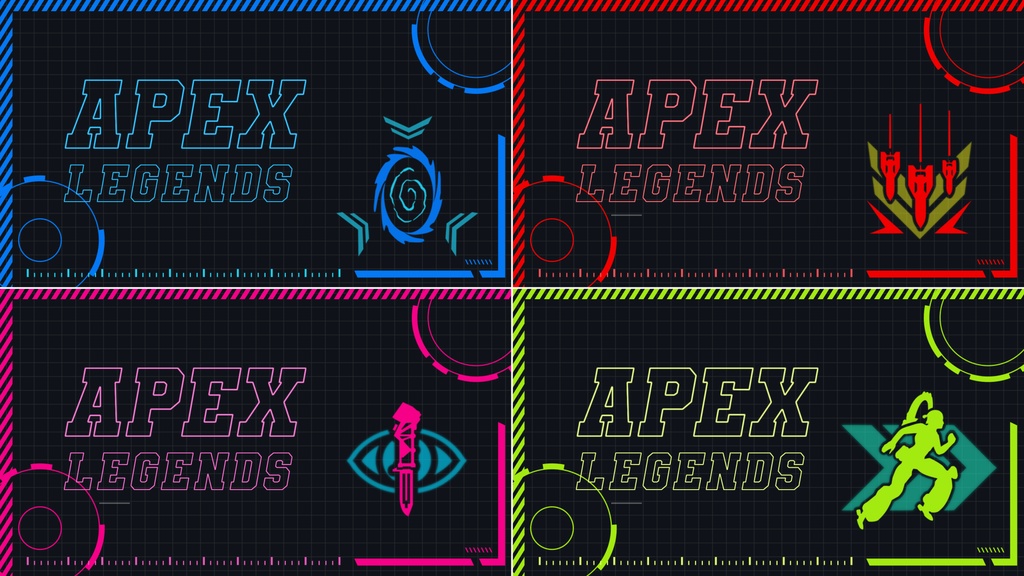 【無料/4カラー】APEX/シーンチェンジ【配信素材】