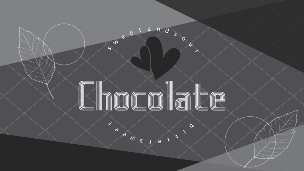 【無料/4カラー】チョコレート/バレンタイン/シーンチェンジ【配信素材】
