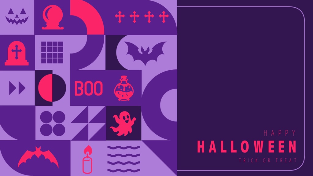【無料/4カラー】ハロウィン/待機画面/ループ可【配信素材】#016