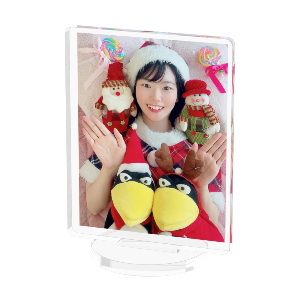 サンタとガーコ🎅🐦‍⬛アクリルスタンド