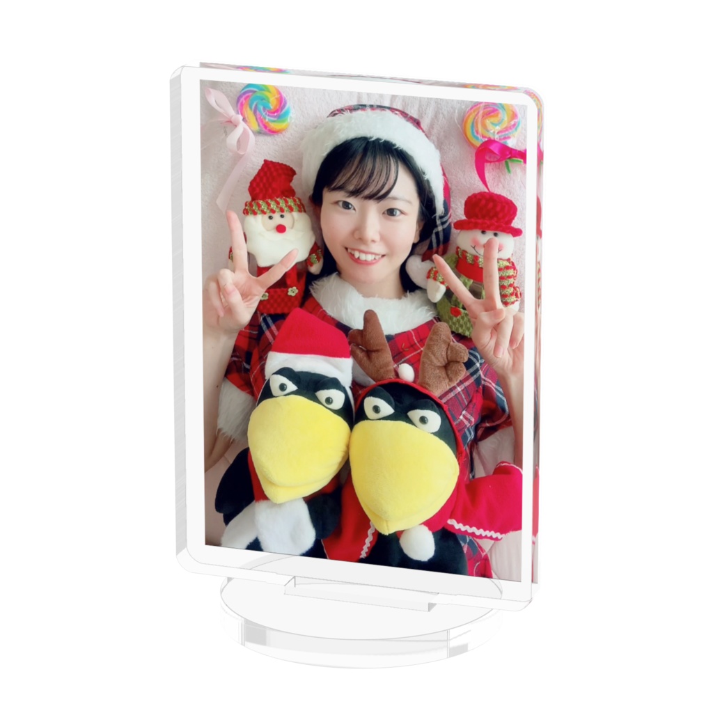 サンタとガーコ🎅🐦‍⬛アクリルスタンドその②