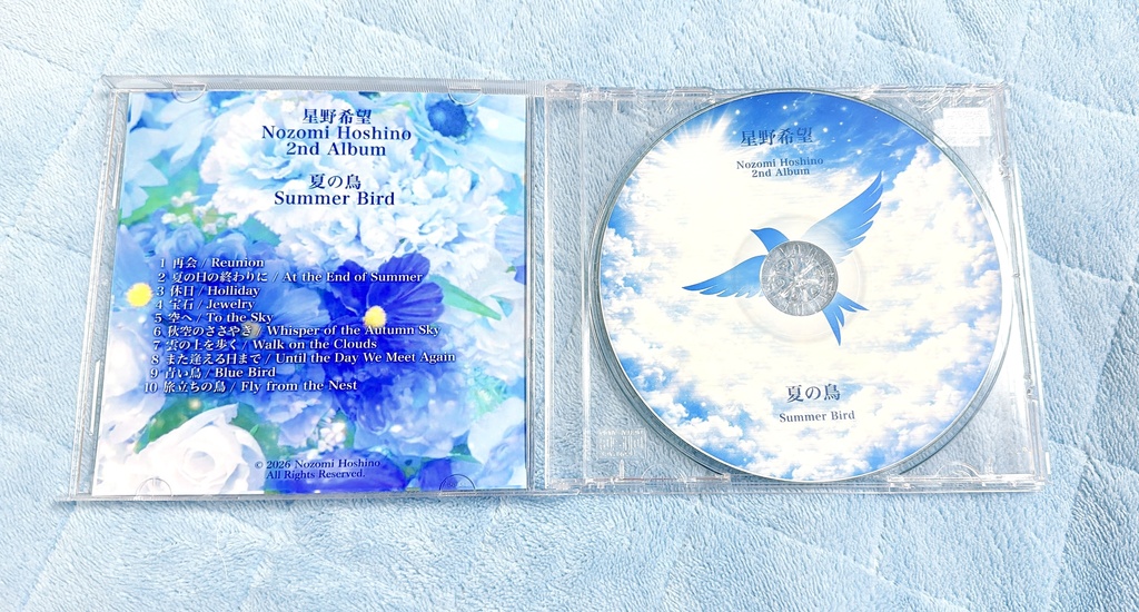 【通常盤CD】星野希望 2ndアルバム『夏の鳥 / Summer Bird』 Nozomi Hoshino【nono】2nd Album CD 🕊️