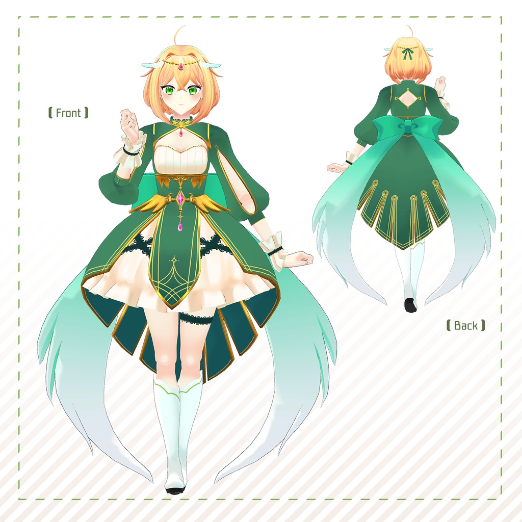 【オリジナル3Dモデル】 -Nina・Peridot-