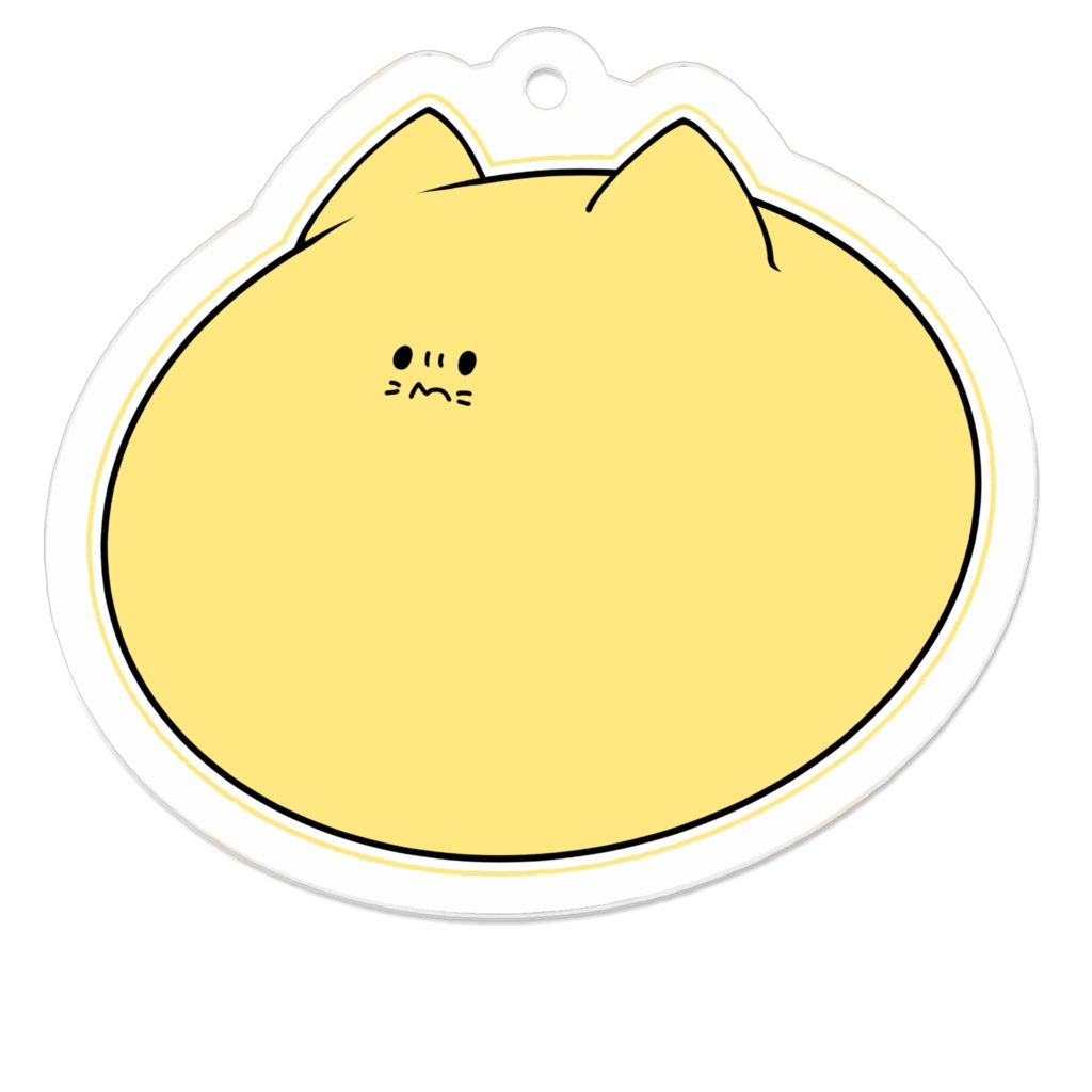 にゃんぷっぷーアクリルキーホルダー【ふきげん】