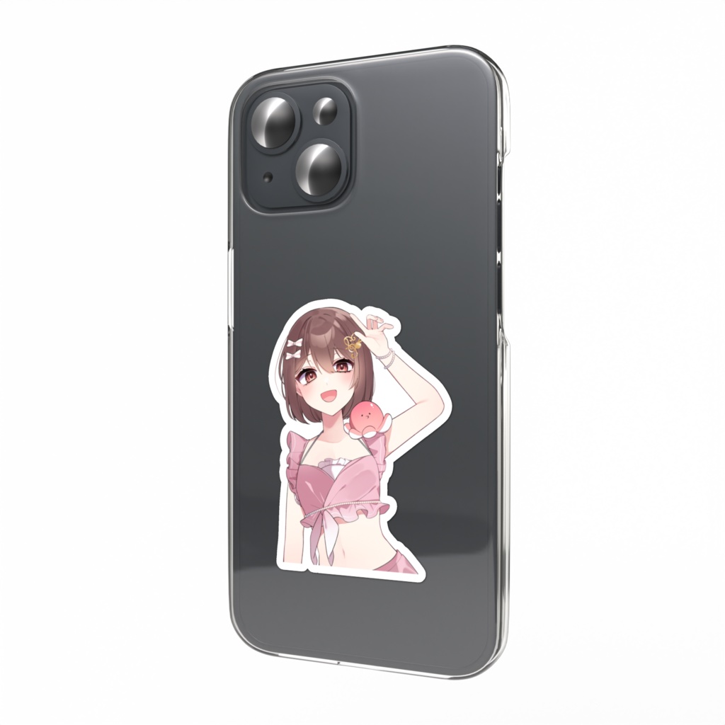 スマホステッカー たこり水着
