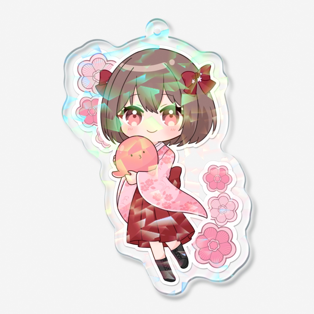 ホログラムアクリルキーホルダー 袴