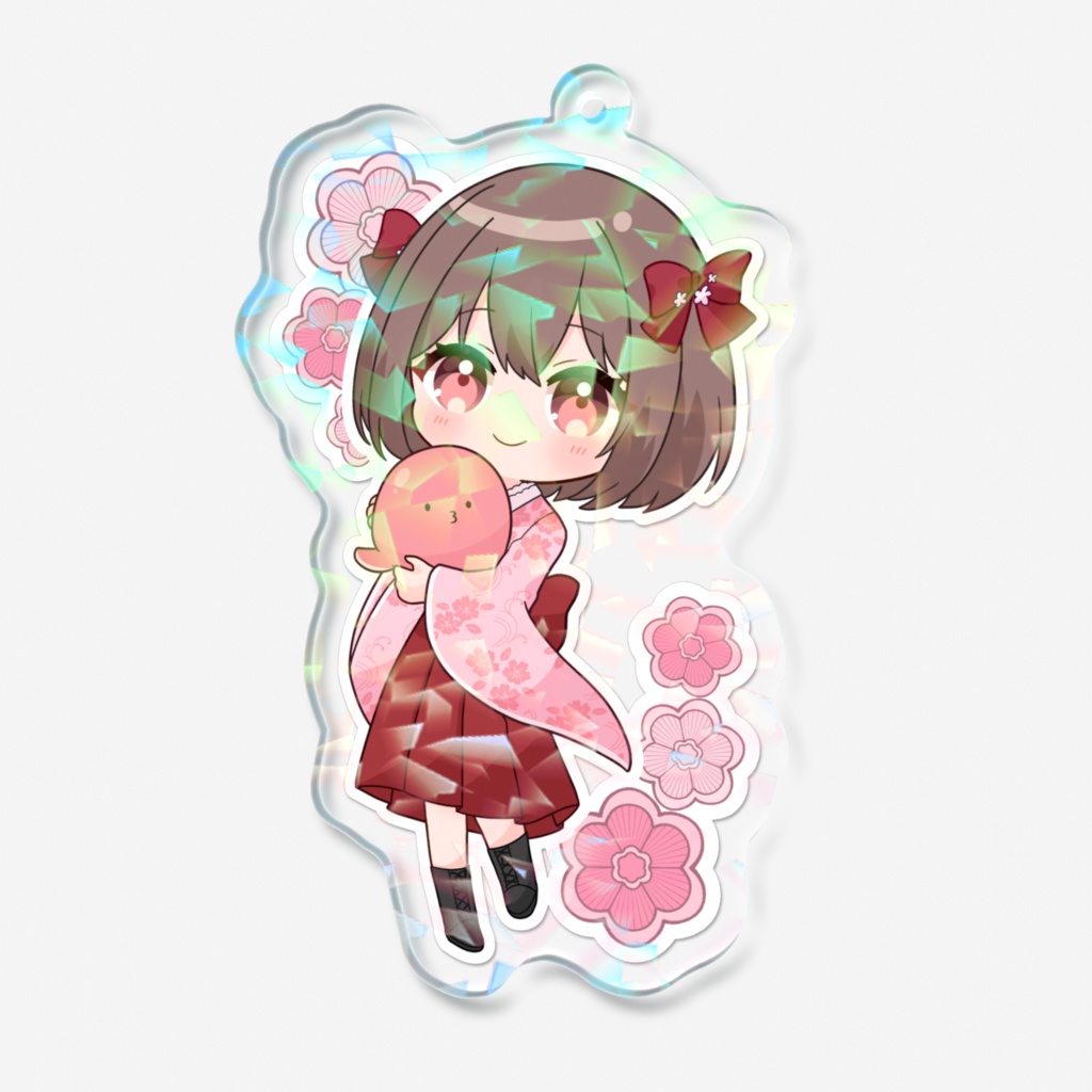 ホログラムアクリルキーホルダー 袴