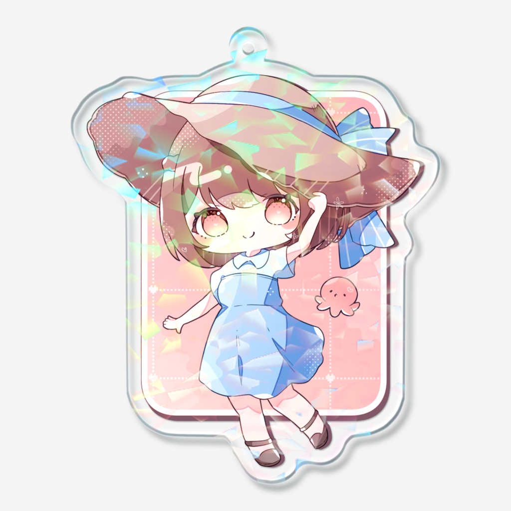 田古里まこ 夏服 アクリルキーホルダー