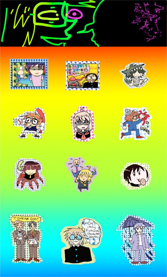 【Ranfren ランフレン】Randal's Friends official seal bundle  Ranfren オフィシャルシールセット