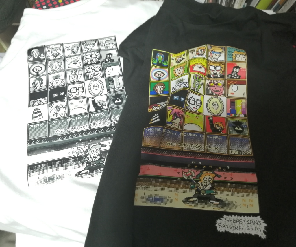 Ranfren】Randal's Friends official Tシャツ [モノクロ mono