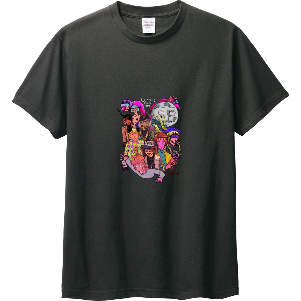【Ranfren】Randal's Friends official Tシャツ Lucid 1964 Revival [smoke black]