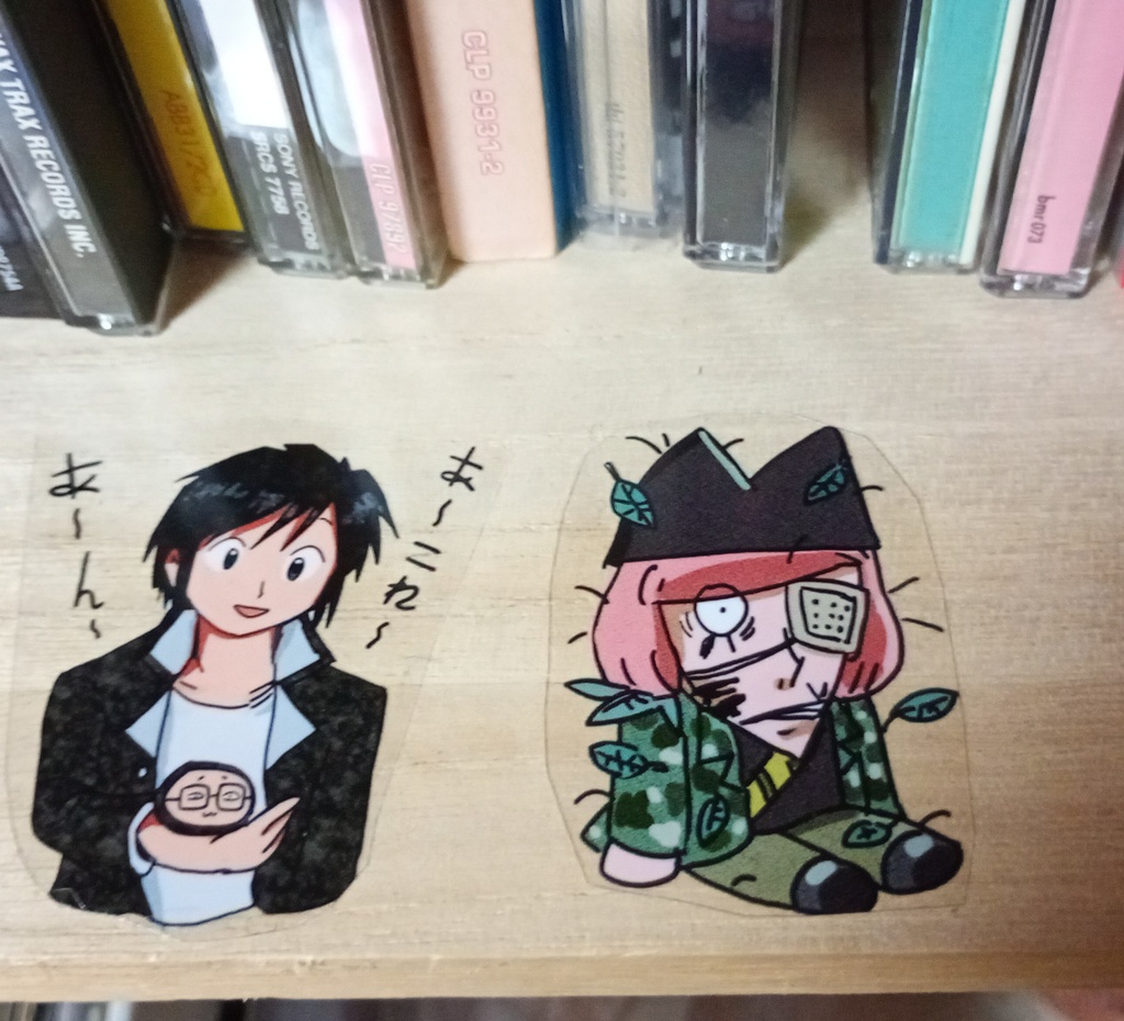 【4月末~5月上旬入荷予定】Randal's Friends clear and self-cut sticker sheet Ranfrenクリアステッカーシート