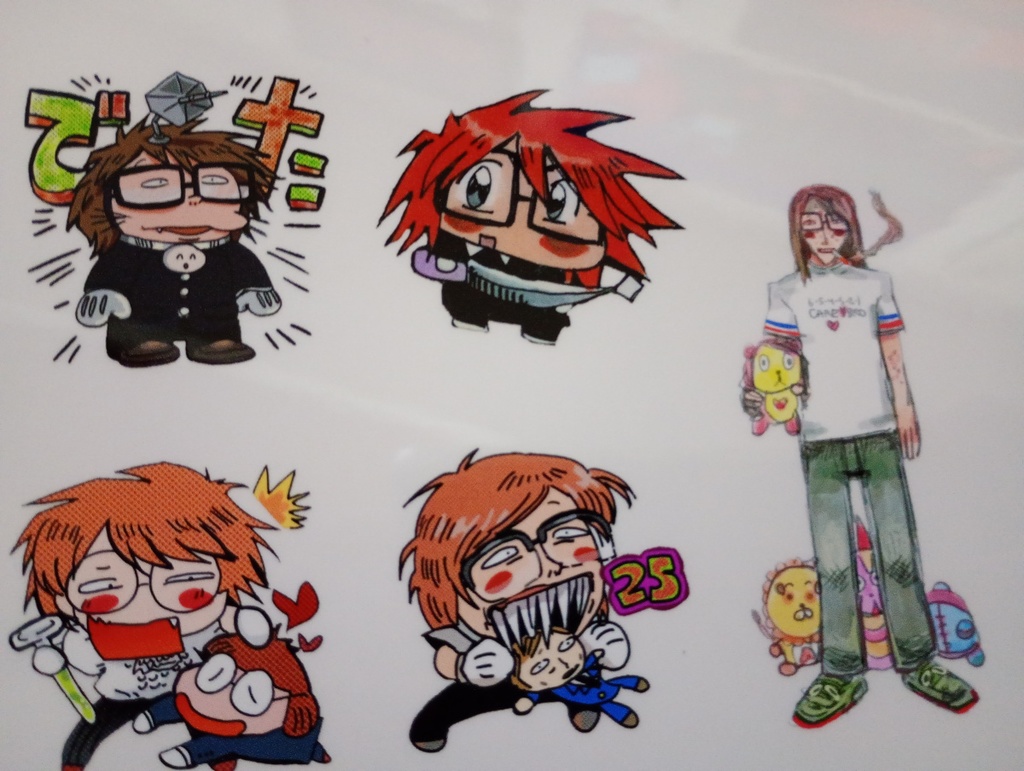 【4月末~5月上旬入荷予定】Randal's Friends clear and self-cut sticker sheet Ranfrenクリアステッカーシート