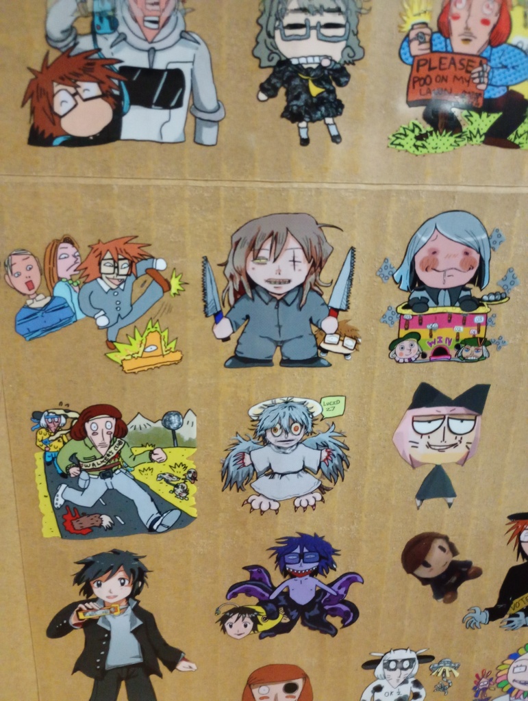 Randal's Friends clear and self-cut sticker sheet Ranfrenクリアステッカーシート