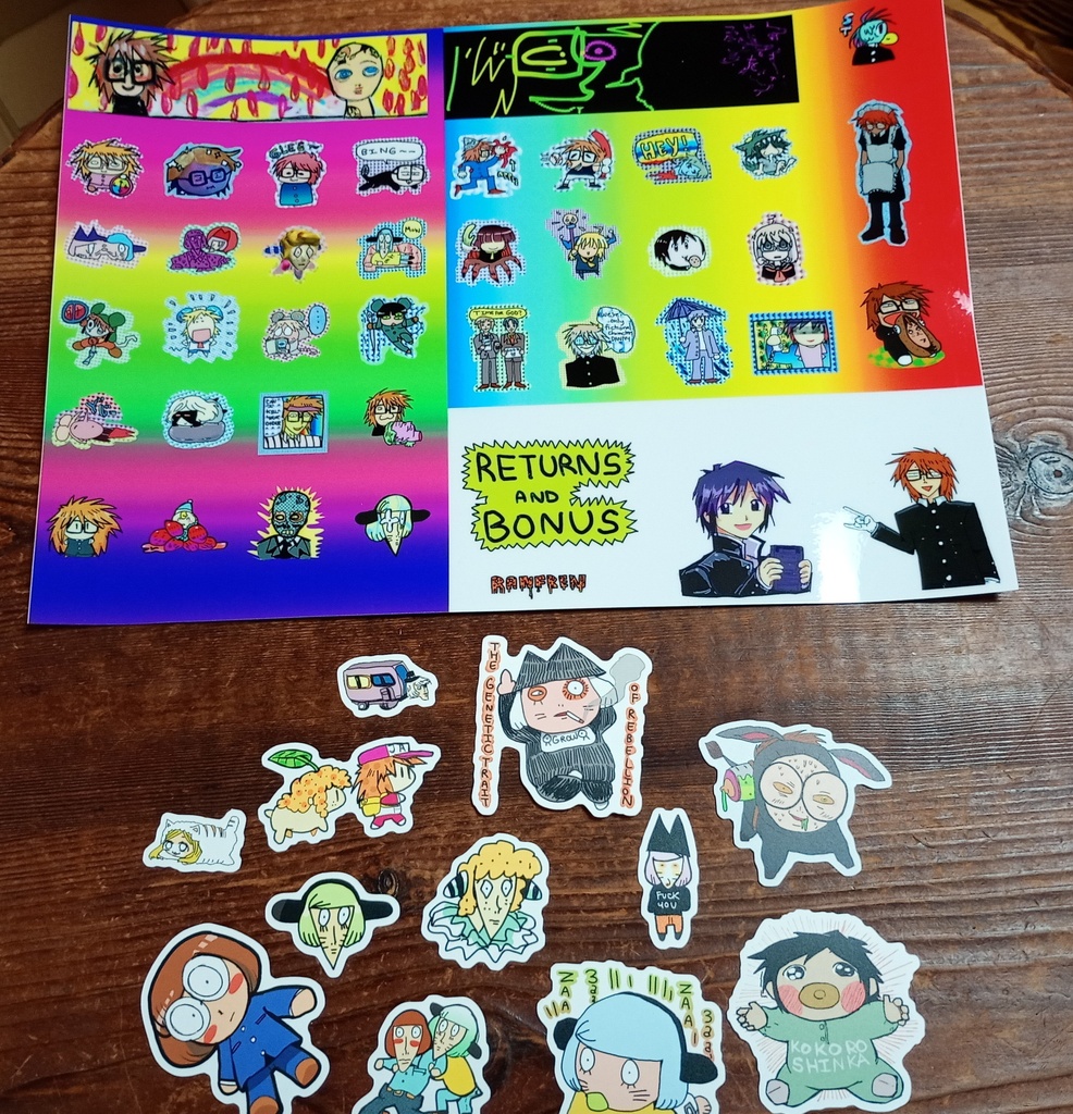【8月末~9月上旬入荷予定】Randal's Friends official seal bundle REPRINTS 復刻版【Ranfren ランフレン】