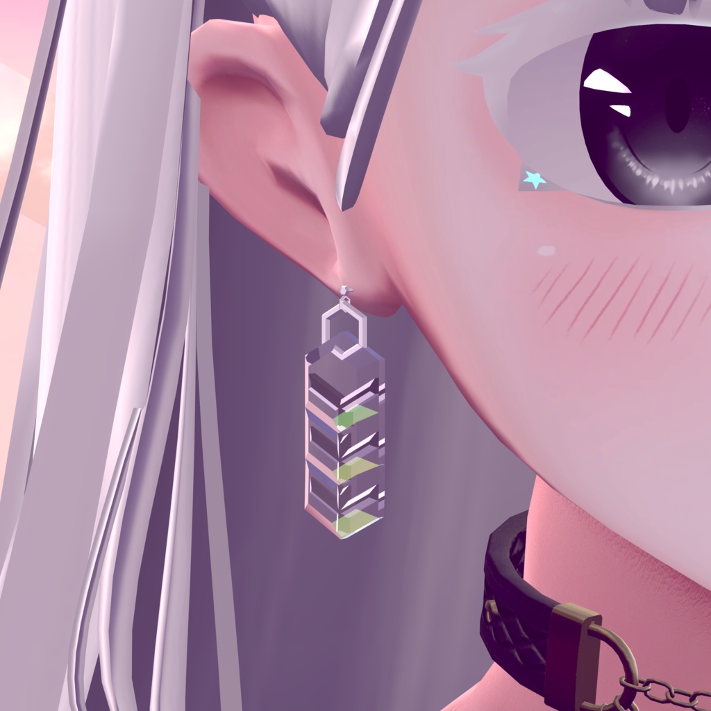 【PB対応】 Earring 01 イヤリング 01『VRChat想定』