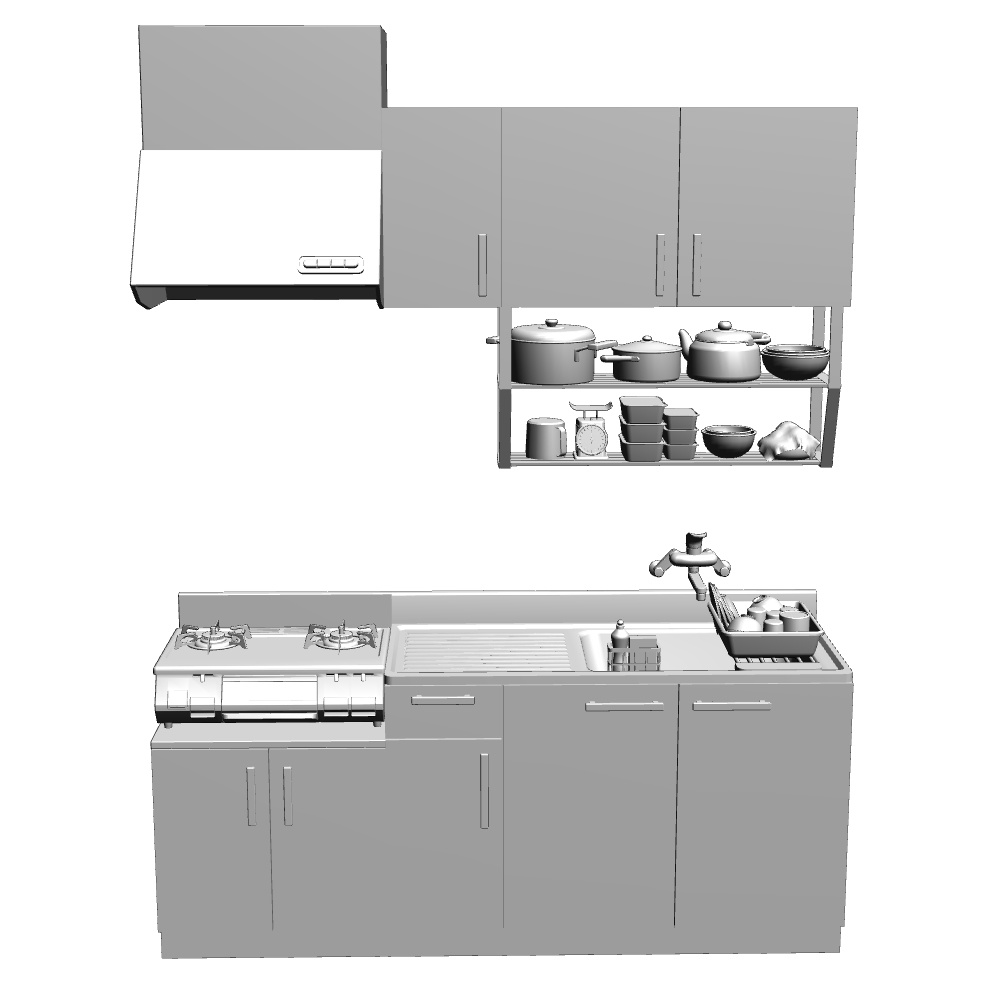 【3D】キッチン