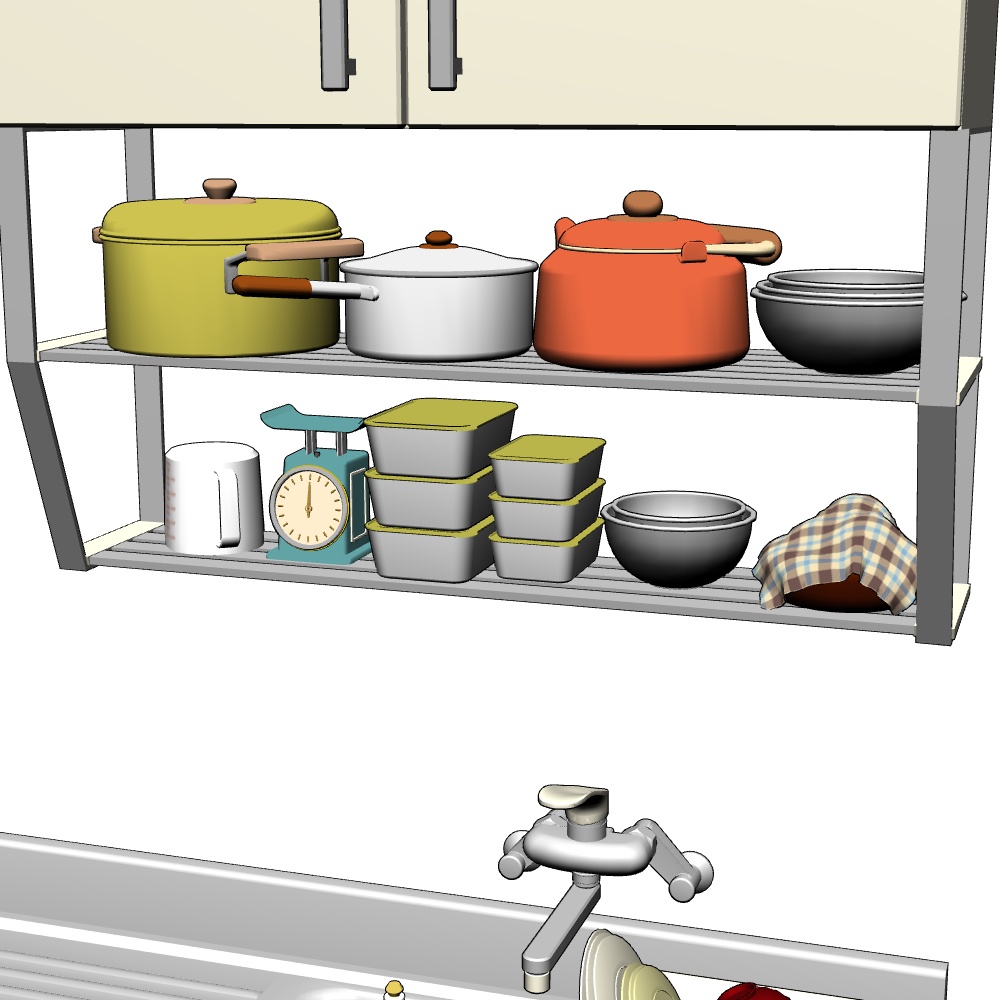 【3D】キッチン