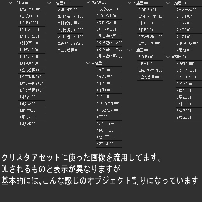 【3D】飲み屋街