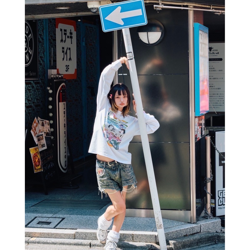 DISCOVER JAPAN 長袖Tシャツ ①