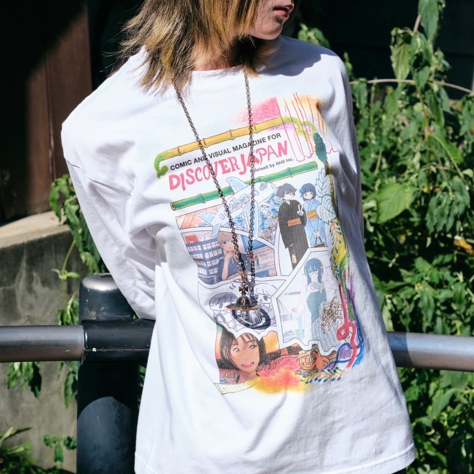 DISCOVER JAPAN 長袖Tシャツ ②