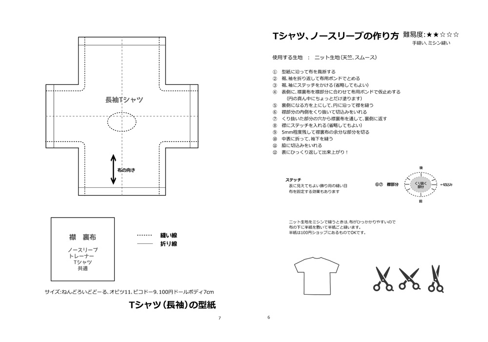 ちいさいこのおようふくかたがみ2
