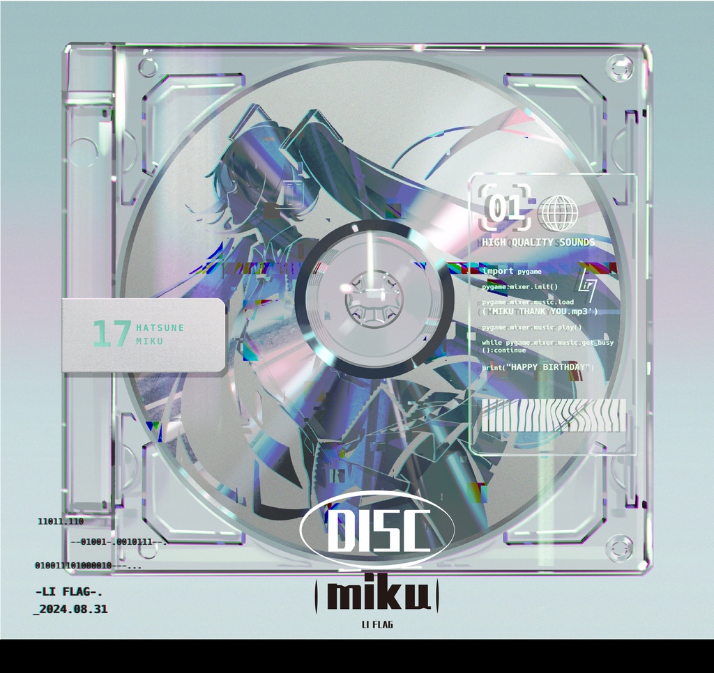 【受注生産】初音ミクCD風グッズ