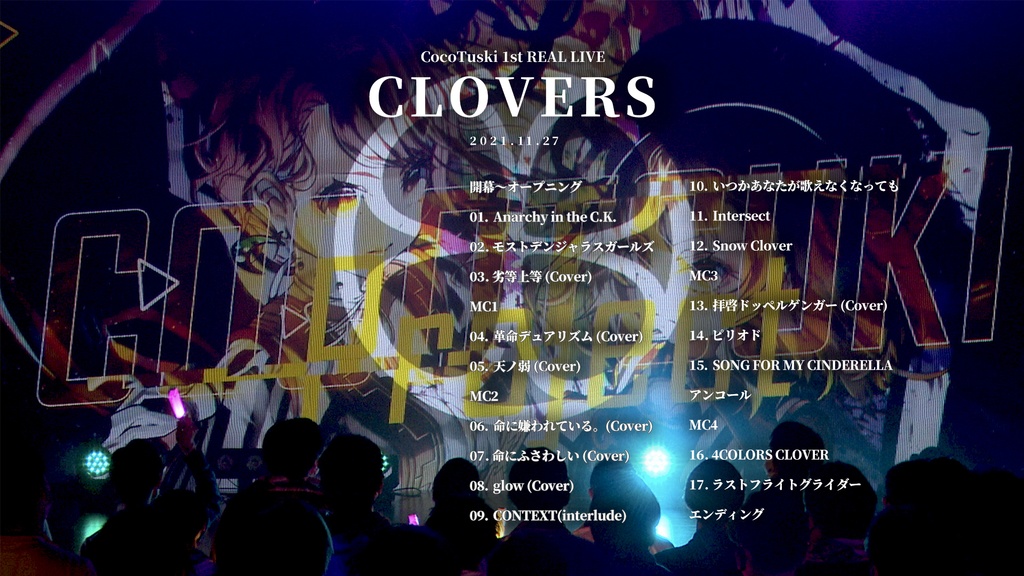 【数量限定】ココツキ 1stリアルライブ「CLOVERS」 Blu-ray