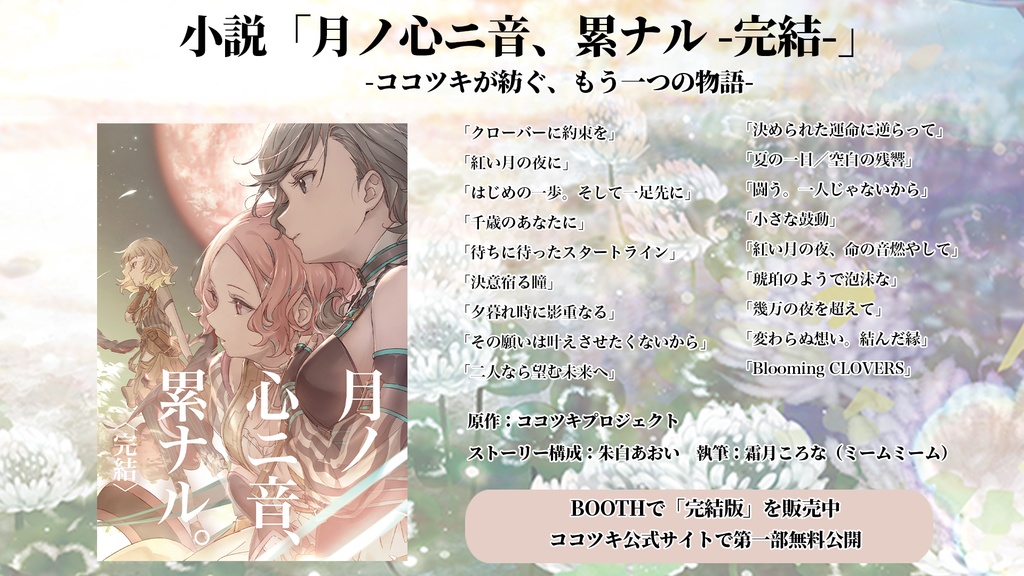 【数量限定】ココツキ ラストグッズセット 〜本当にありがとう〜