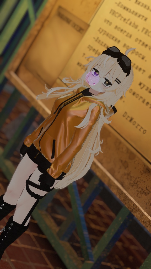 桔梗(kikyo)専用ripple outfit / zip up hood