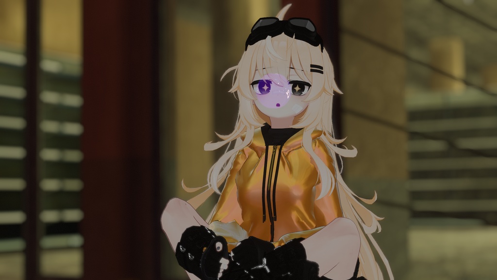 桔梗(kikyo)専用ripple outfit / zip up hood