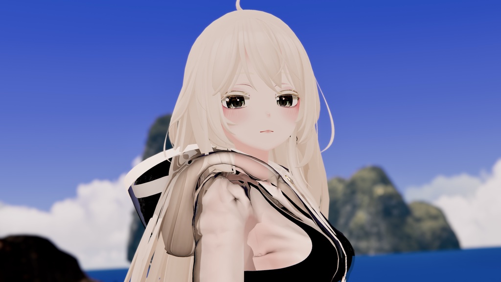 桔梗(kikyo)専用ripple outfit / zip up hood