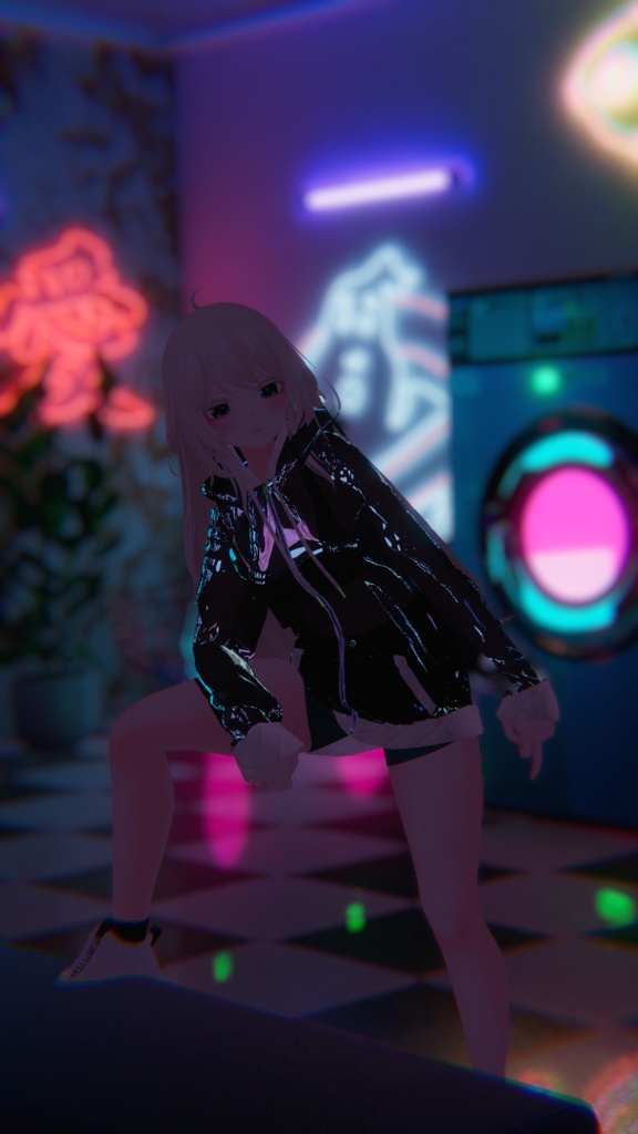 桔梗(kikyo)専用ripple outfit / zip up hood