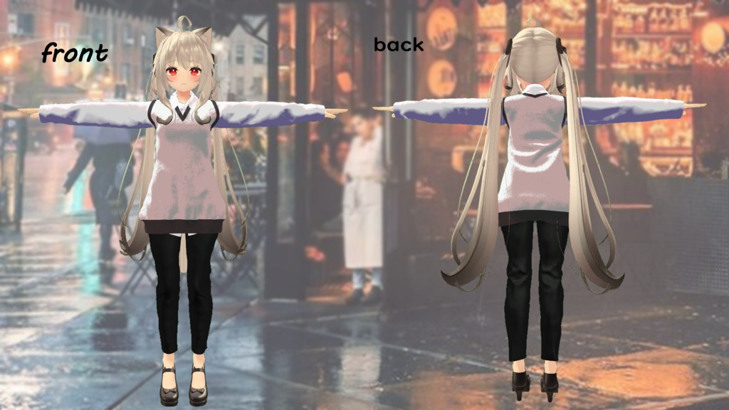 ripple outfit / vest