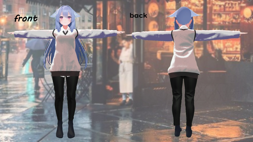 ripple outfit / vest