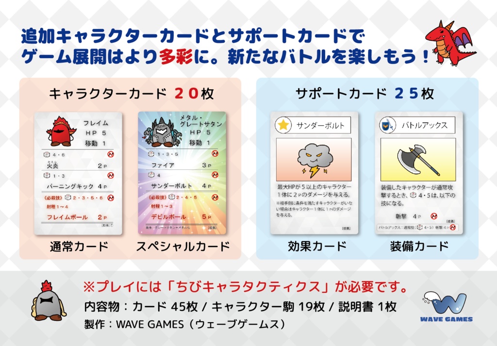 ちびキャラタクティクス拡張 ~キャラクター&サポート~