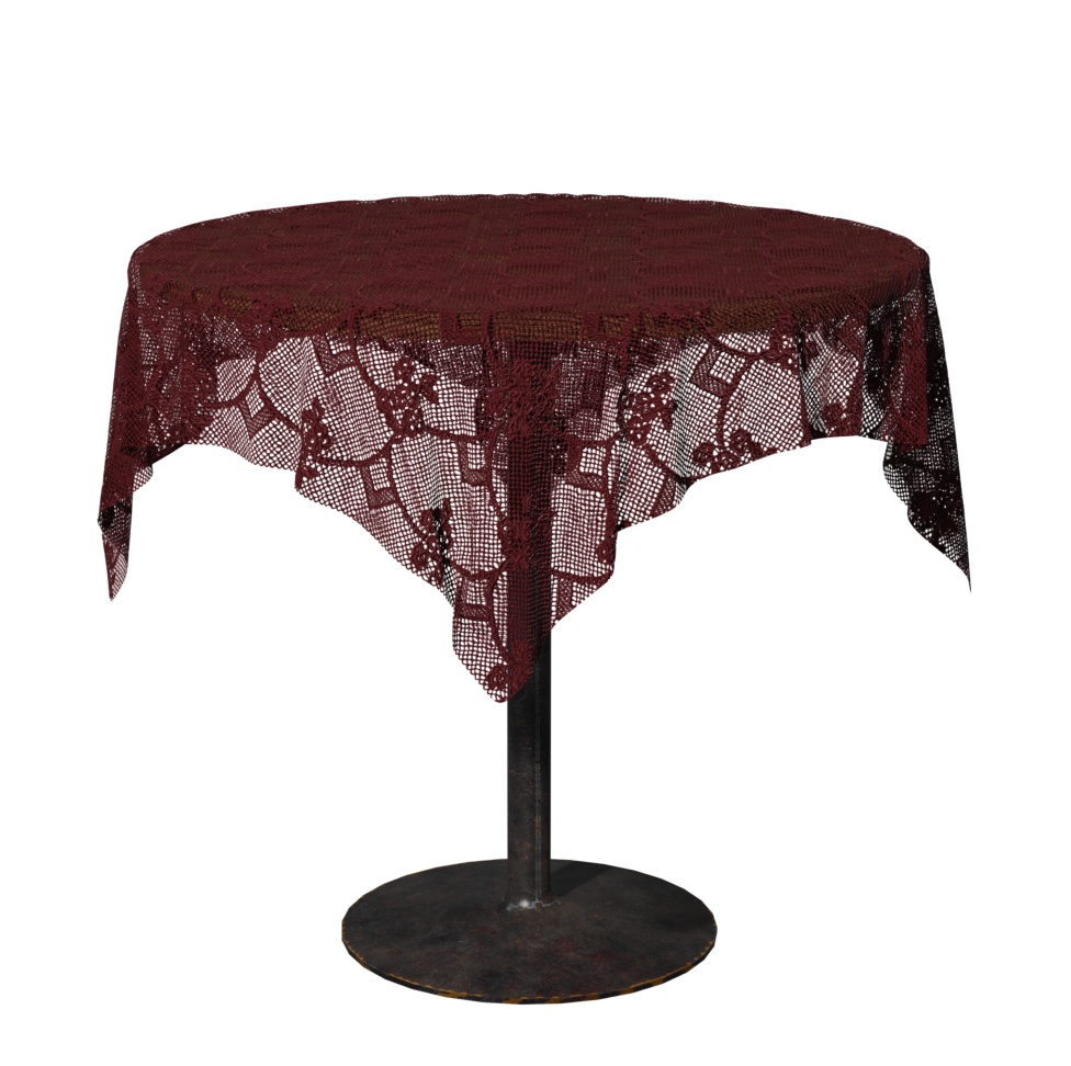 丸型テーブル メッシュクロス