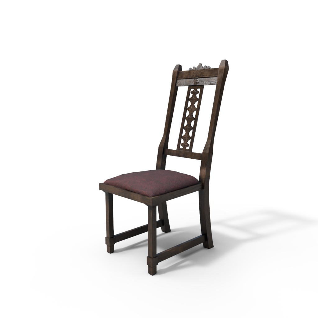 アンティーク風 椅子 チェア Hiromu 3dcg Booth