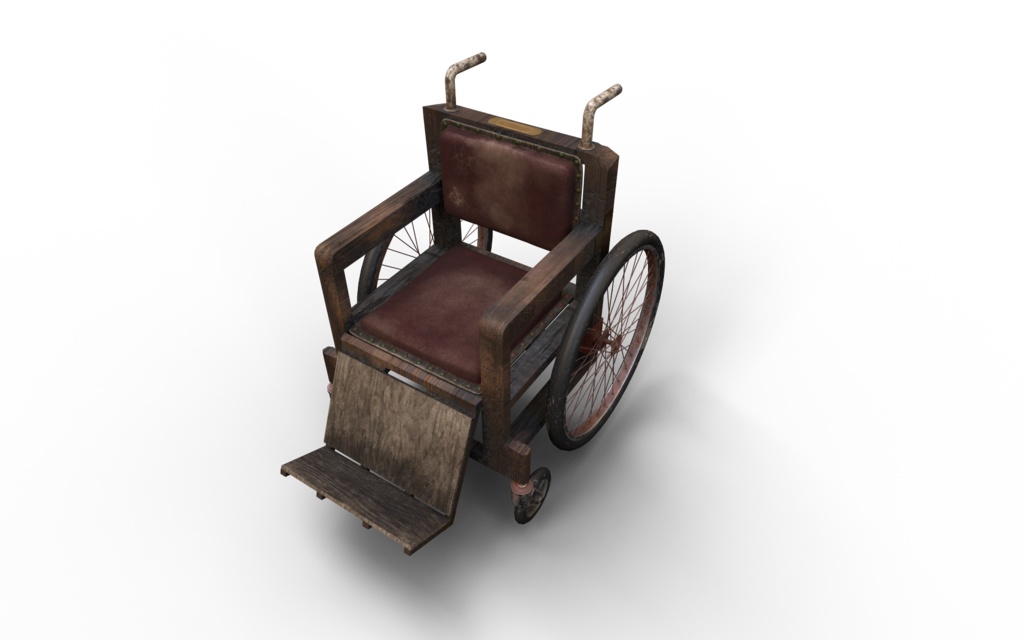 【wheelchair】車いす 椅子 ホラー系 アンティーク風