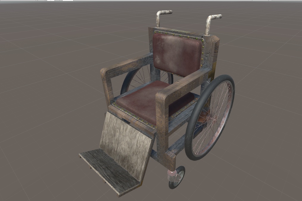 【wheelchair】車いす 椅子 ホラー系 アンティーク風