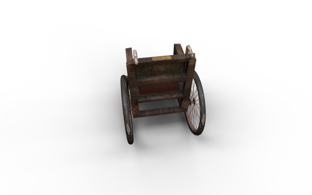 【wheelchair】車いす 椅子 ホラー系 アンティーク風