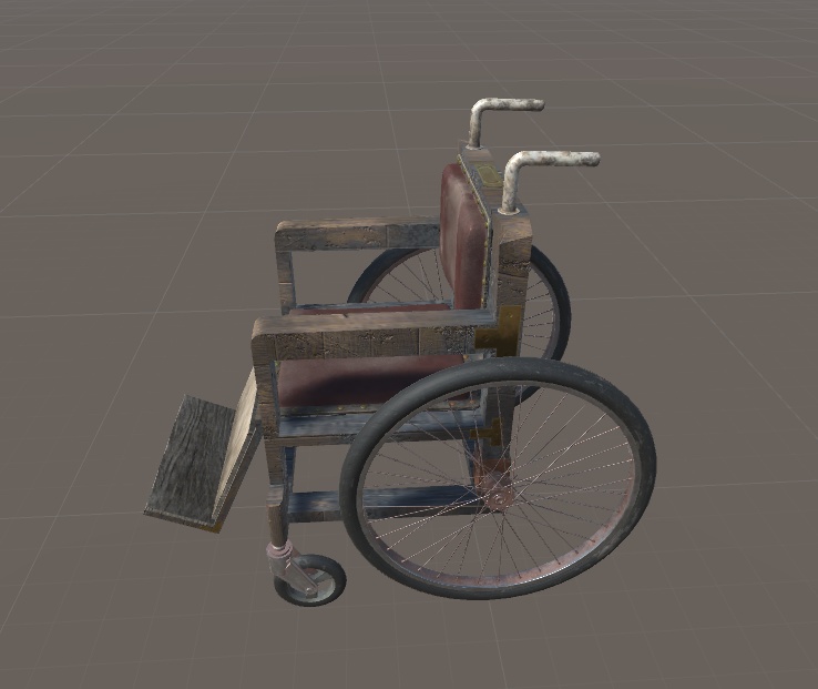 【wheelchair】車いす 椅子 ホラー系 アンティーク風