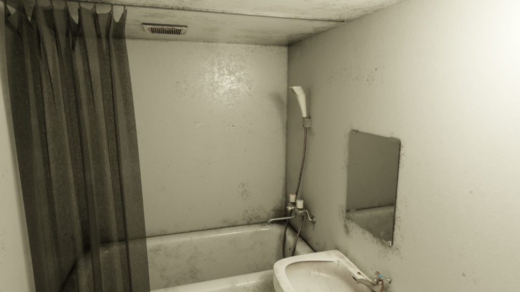 【bath room】ユニットバス お風呂 ホラー系