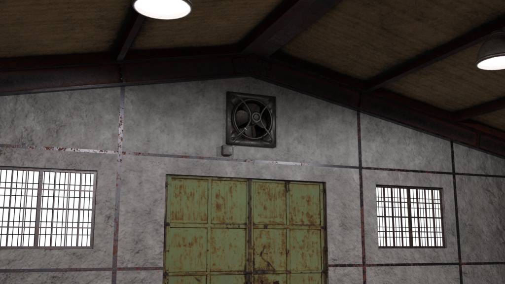 3DCG【warehouse】倉庫 バックヤード