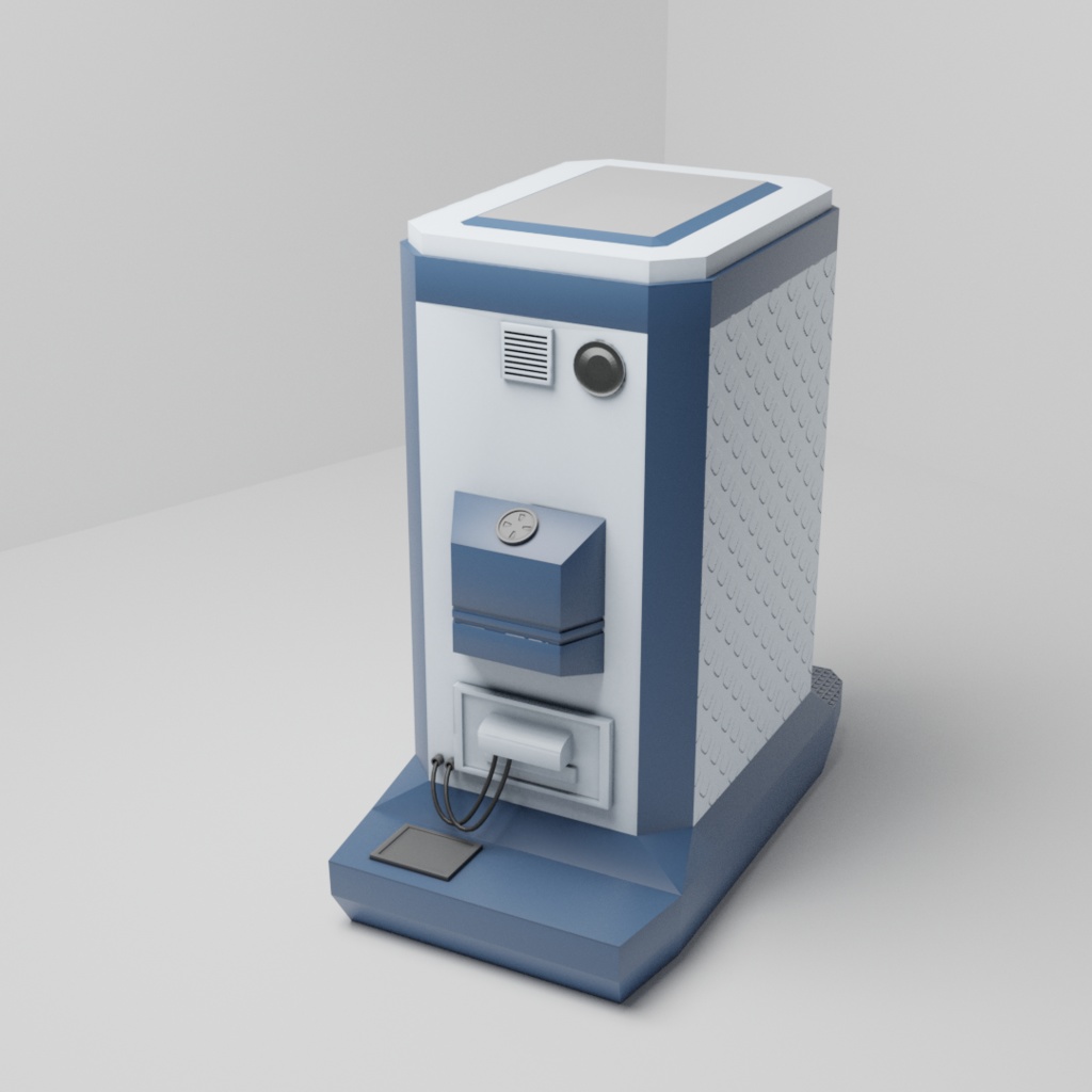 3DCG【Temporary toilet】簡易トイレ 仮設トイレ