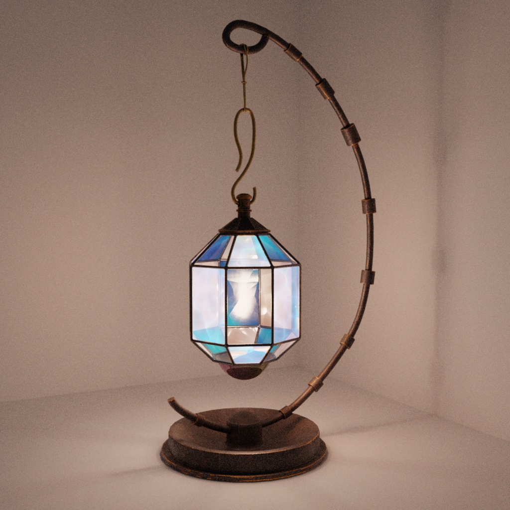 3DCG【mini lamp3】ランプ オイルランプ アンティーク風 - hiromu-3dcg - BOOTH